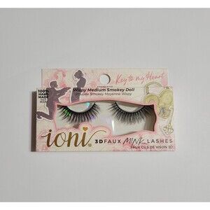 Ioni Key To My Heart Love Story Lashes Wispy Medium Smokey Doll Eyelash Falsies